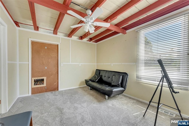 18 Tromp St, Clifton, NJ 07011 - unfurnished room with carpet, a ceiling fan, and baseboards