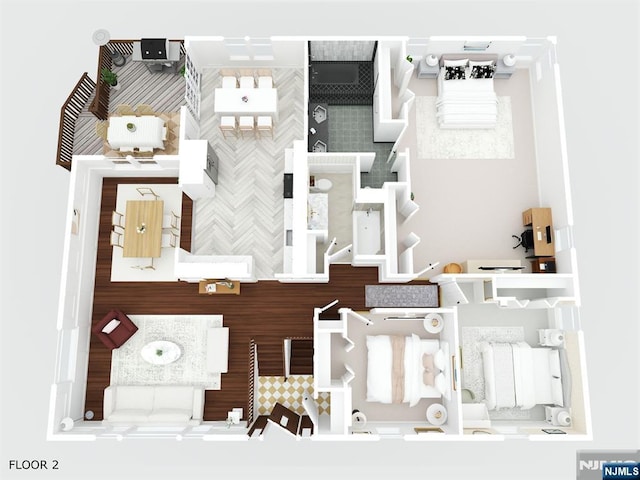 544 Jackson Ave, Twp Of Washington, NJ 07676 - floor plan / room layout