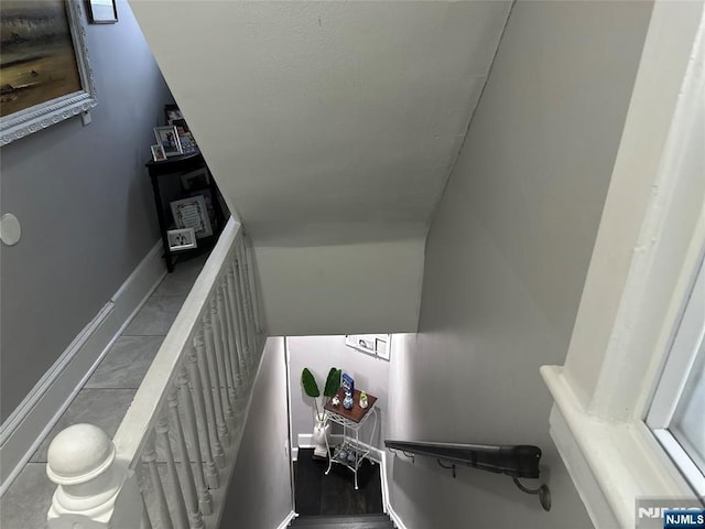 140 Oak St, Paterson, NJ 07501 - staircase with baseboards