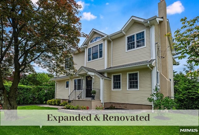 640 E Glen Ave, Ridgewood, NJ 07450 - view of front of house featuring a chimney