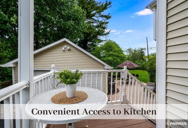 640 E Glen Ave, Ridgewood, NJ 07450 - view of deck
