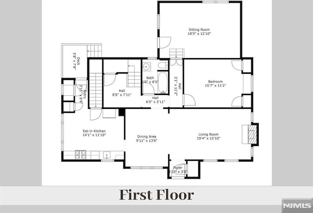 640 E Glen Ave, Ridgewood, NJ 07450 - floor plan / room layout