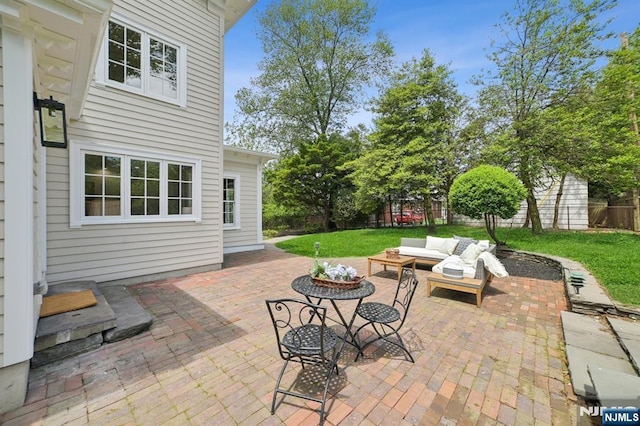 249 Valley Rd, Montclair, NJ 07042 - view of patio / terrace featuring an outdoor living space