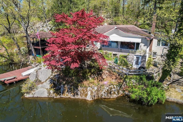 60 Leach Dr, Bloomingdale, NJ 07403 - view of subject property with a nearby body of water