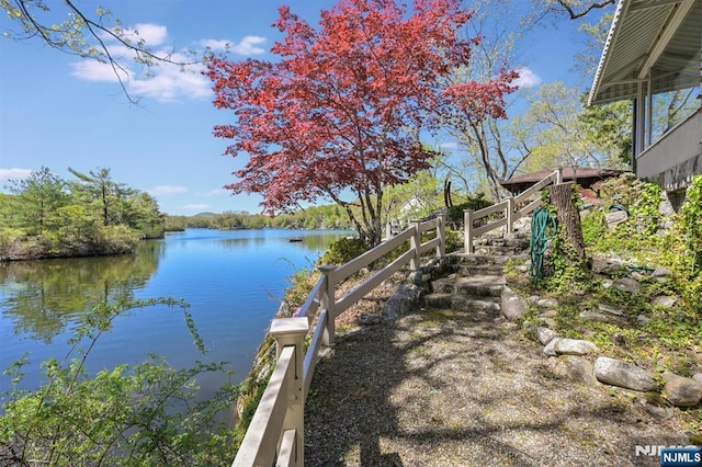 60 Leach Dr, Bloomingdale, NJ 07403 - dock area featuring a water view