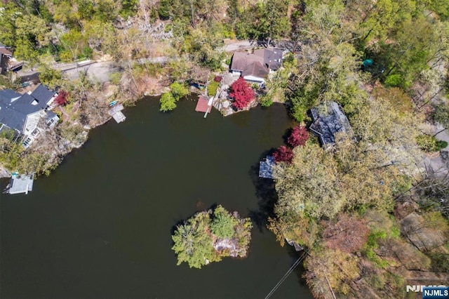 60 Leach Dr, Bloomingdale, NJ 07403 - aerial view of property and surrounding area featuring a nearby body of water
