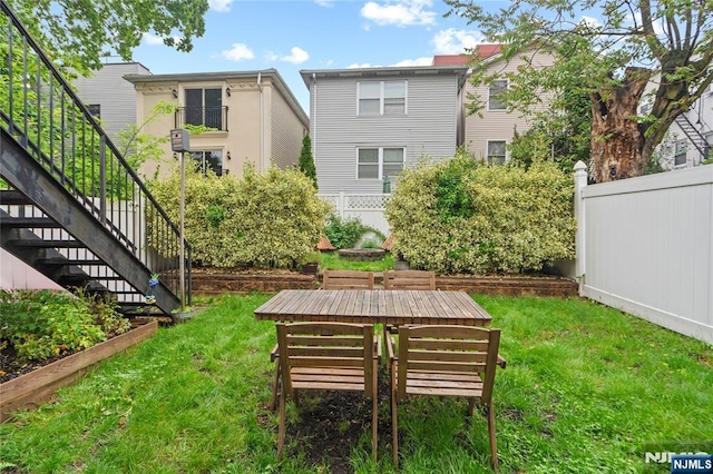 172 S St Unit 2A, Jersey City, NJ 07307 - view of yard with stairs