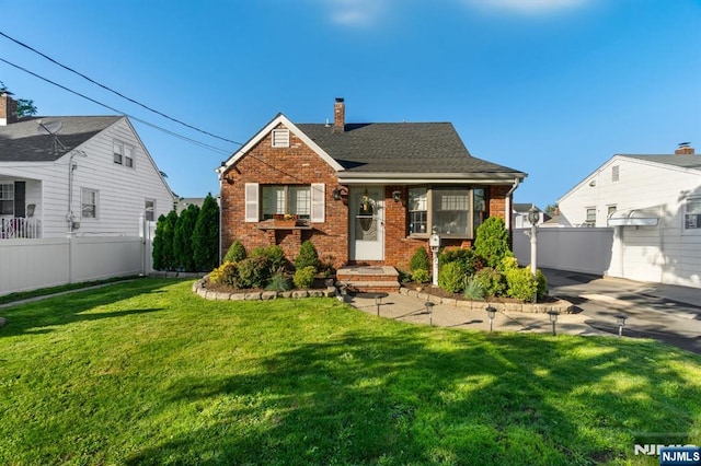 97 Avenue Ave, Lodi, NJ 07644 - bungalow-style home featuring brick siding and a chimney