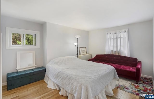 202 Linden Ave, Verona, NJ 07044 - bedroom with wood finished floors and baseboards