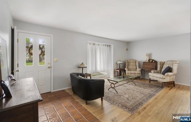 202 Linden Ave, Verona, NJ 07044 - living room with healthy amount of natural light and baseboards