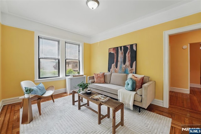 50 Reservoir Ave Unit 201, Jersey City, NJ 07307 - living area featuring baseboards