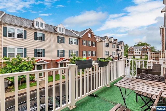 83 Landmark Ln, Fair Lawn, NJ 07410 - balcony featuring a residential view
