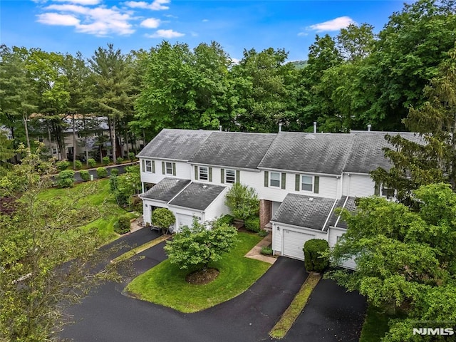 53 Princeton Pl, Wayne, NJ 07470 - view of front of house featuring driveway, a garage, and a shingled roof