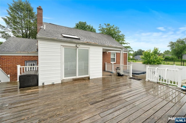 33 Irwin Pl, Bloomfield, NJ 07003 - view of wooden deck