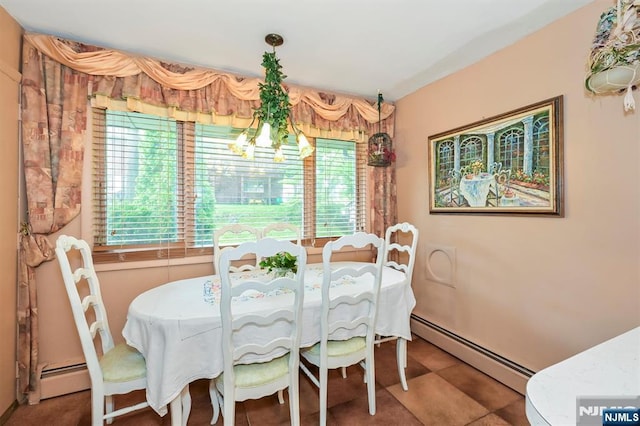 379 Mauro Rd, Englewood Cliffs, NJ 07632 - dining area featuring baseboard heating