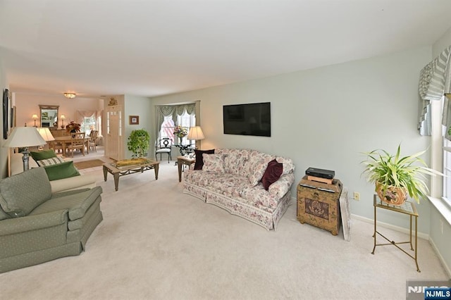 54 Hunter Rd, North Haledon, NJ 07508 - carpeted living room with baseboards