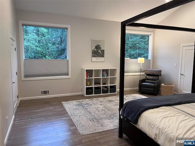 625 Roberge Dr, River Vale, NJ 07675 - bedroom featuring multiple windows, baseboards, and wood finished floors
