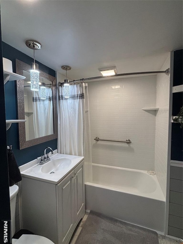 25 Osprey Unit G310, Hackettstown, NJ 07840 - bathroom with vanity, shower / bath combo, and toilet