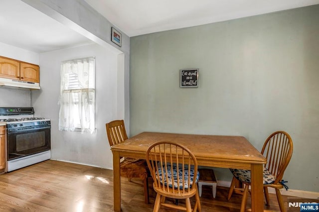 542 3rd Ave, Lyndhurst, NJ 07071 - dining space with light wood-style floors