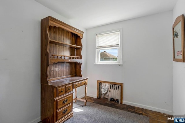 542 3rd Ave, Lyndhurst, NJ 07071 - office space featuring radiator heating unit, baseboards, and wood finished floors