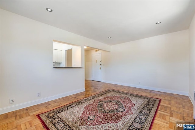 2333 Hudson Ter Unit A4, Fort Lee, NJ 07024 - unfurnished room with baseboards and recessed lighting
