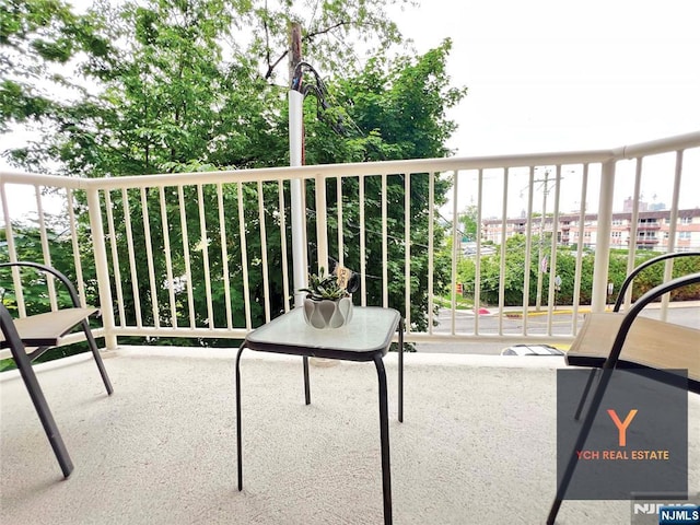 1100 River Rd Unit 206, Edgewater, NJ 07020 - view of balcony