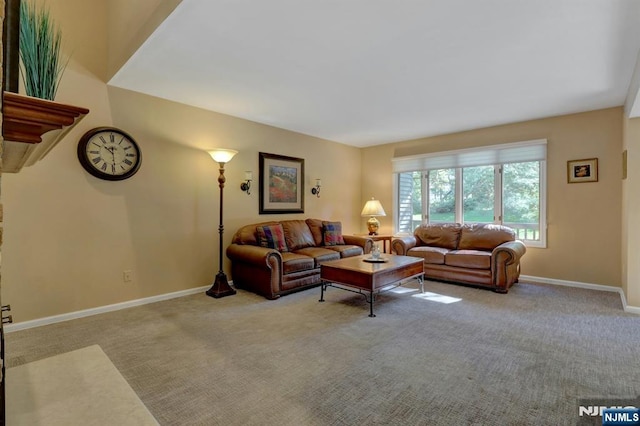 65 Cummings Ct, Mahwah, NJ 07430 - living area with carpet and baseboards
