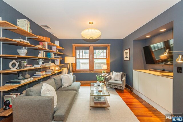 27 Nassau Rd, Montclair, NJ 07043 - living area with wood finished floors