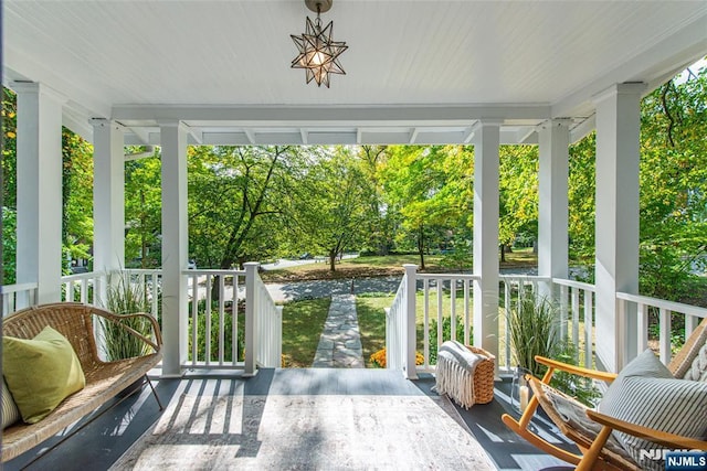 27 Nassau Rd, Montclair, NJ 07043 - sunroom with view of scattered trees