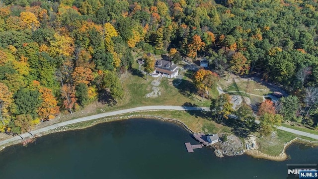 1 Brook Valley Ter, Kinnelon Borough, NJ 07405 - aerial overview of property's location with a forest and a nearby body of water