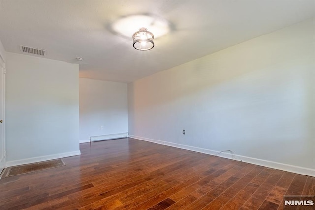 230 Lafayette Pl Unit 2B, Englewood, NJ 07631 - spare room featuring dark wood finished floors and baseboards