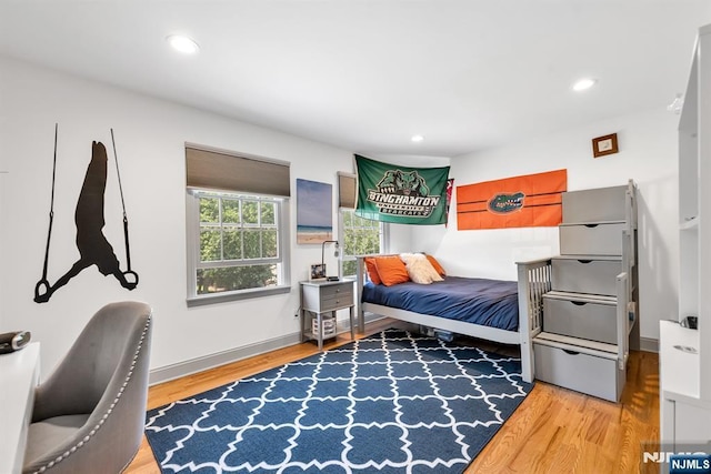 337 Vreeland Ave, Leonia, NJ 07605 - bedroom featuring light wood-type flooring and recessed lighting