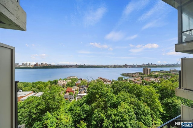 3 Horizon Unit 801, Fort Lee, NJ 07024 - water view with nearby urban area