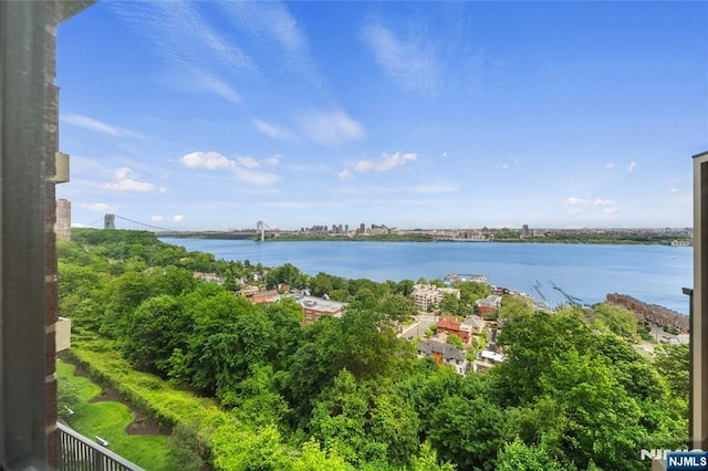 3 Horizon Unit 801, Fort Lee, NJ 07024 - water view with a notable bridge