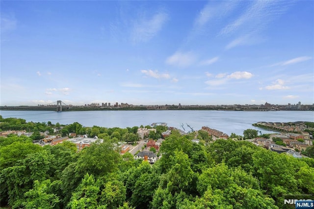 3 Horizon Unit 801, Fort Lee, NJ 07024 - water view featuring a notable bridge