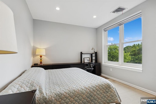 240 Main St Unit 211, Little Falls, NJ 07424 - bedroom with baseboards and recessed lighting