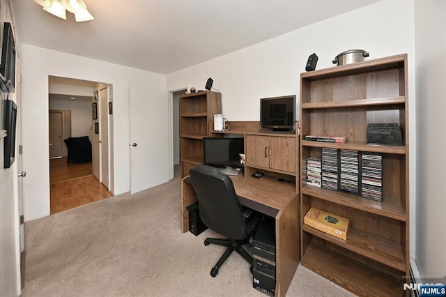 64 Rivervale Rd, Park Ridge, NJ 07656 - office area featuring light colored carpet