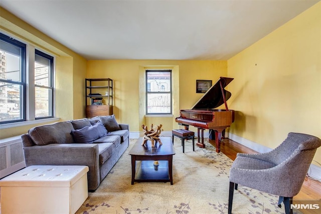 363-37 Mount Prospect Unit 2Aw, Newark, NJ 07104 - living room with wood finished floors and baseboards