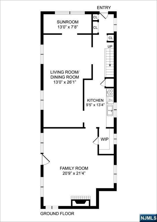685 Maple Ave, Ridgefield, NJ 07657 - floor plan / room layout
