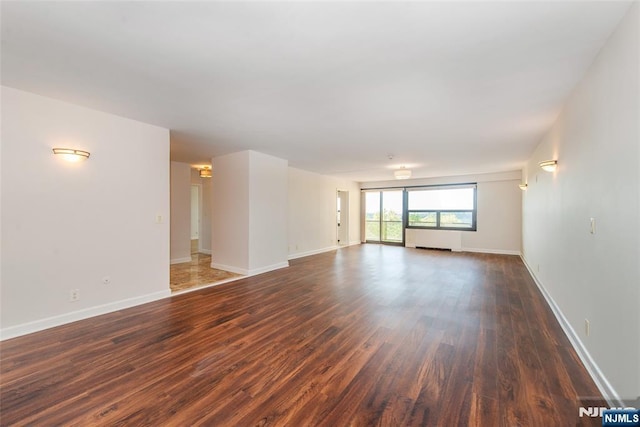 2 Clairidge Unit 3Nw, Verona, NJ 07044 - spare room featuring dark wood-style flooring and baseboards