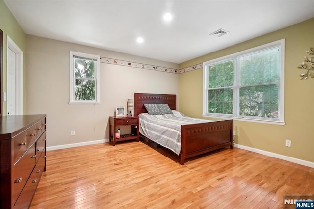 43 Lawrence Pkwy, Tenafly, NJ 07670 - bedroom featuring light wood-style flooring and recessed lighting