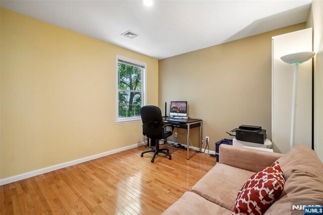 43 Lawrence Pkwy, Tenafly, NJ 07670 - office space with hardwood / wood-style flooring and recessed lighting