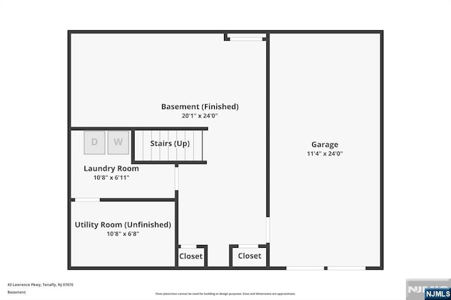 43 Lawrence Pkwy, Tenafly, NJ 07670 - view of home floor plan