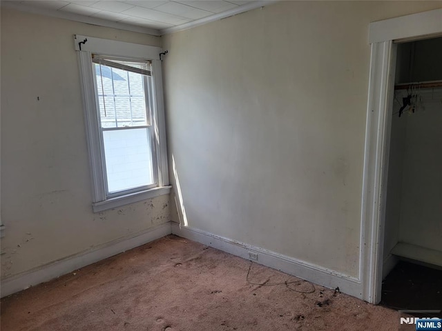 55 James, Bloomfield, NJ 07003 - carpeted spare room with plenty of natural light and baseboards