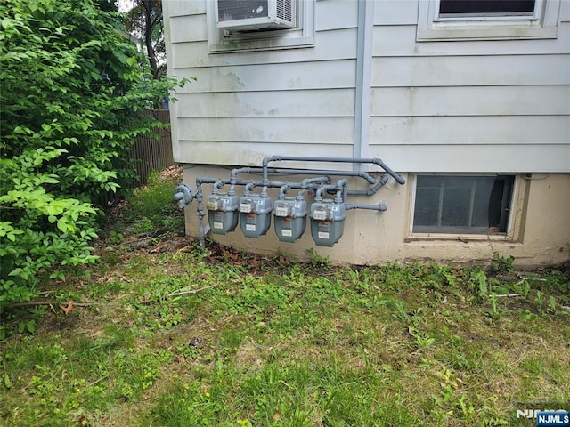 55 James, Bloomfield, NJ 07003 - exterior view of gas meter and cooling unit