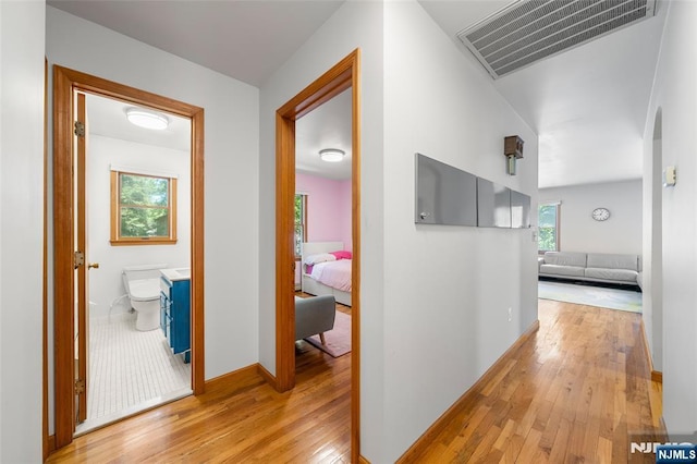 67 Short Pl, Cresskill, NJ 07626 - hallway with light wood finished floors and baseboards