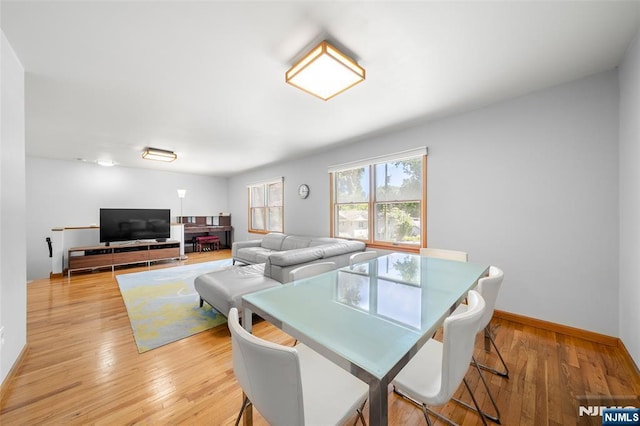 67 Short Pl, Cresskill, NJ 07626 - dining area with light wood-style floors and baseboards