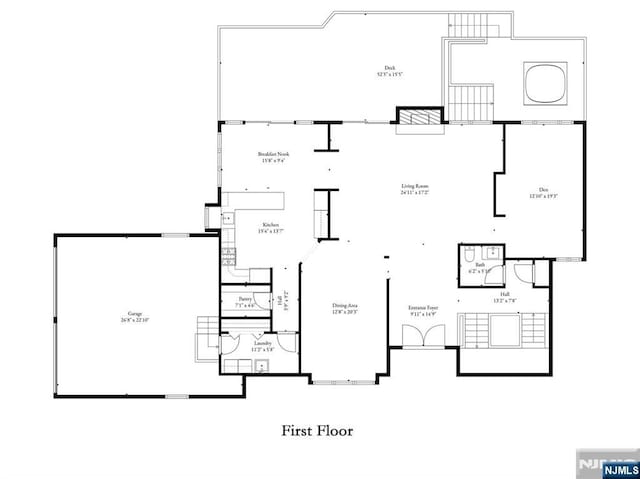 33 Willow Brk, North Caldwell, NJ 07006 - floor plan / room layout