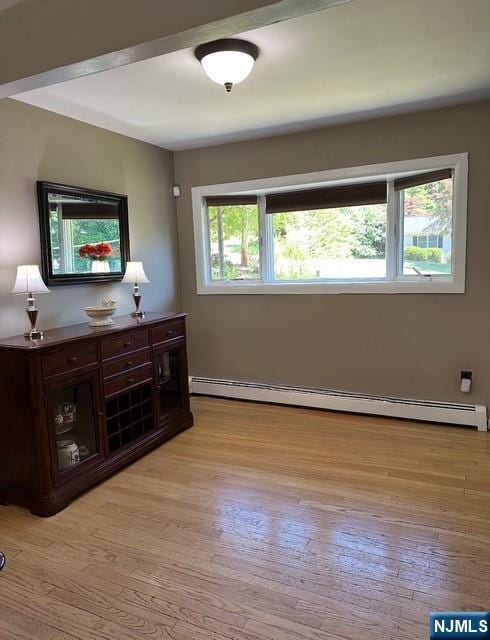 128 Up High Crest Rd, West Milford, NJ 07480 - interior space with light wood-style floors and baseboard heating