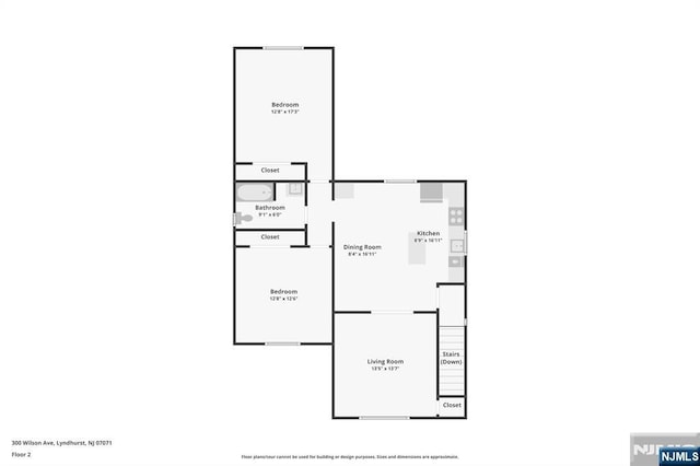 300 Wilson Ave, Lyndhurst, NJ 07071 - property floor plan